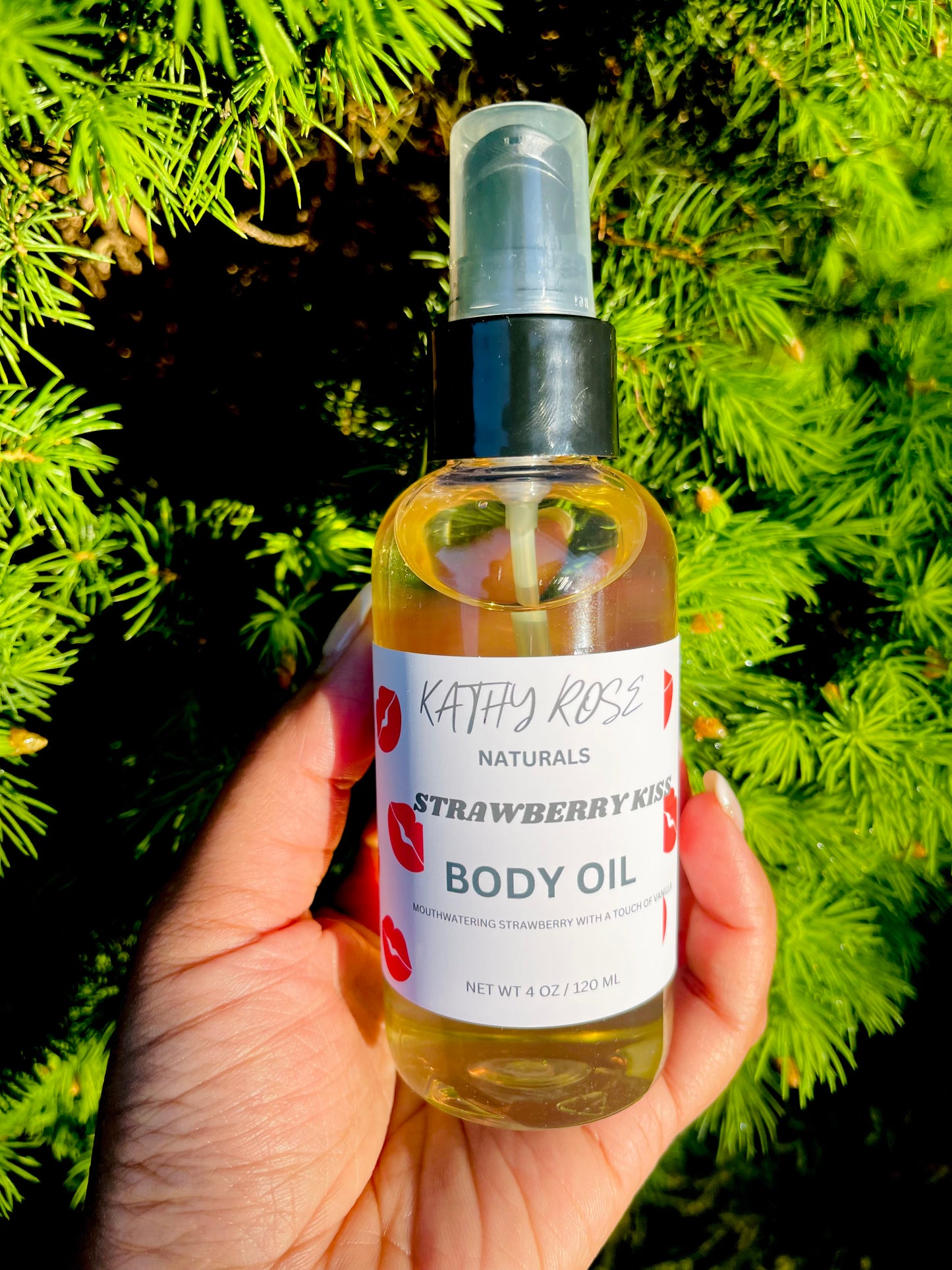 Strawberry Vanilla Body Oil - KathyRoseNaturals