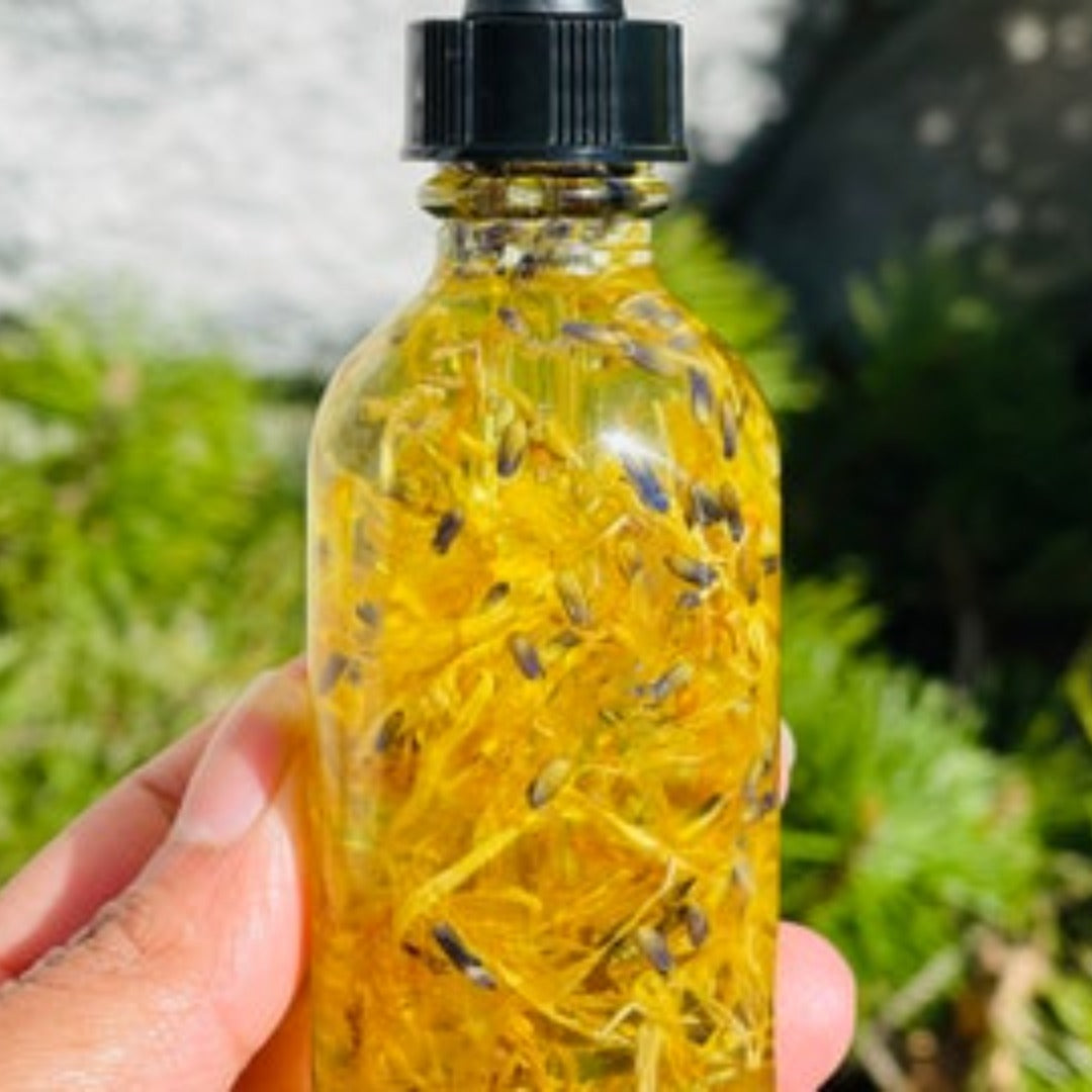 Irish Moss & Soothing Calendula Body Oil - KathyRoseNaturals