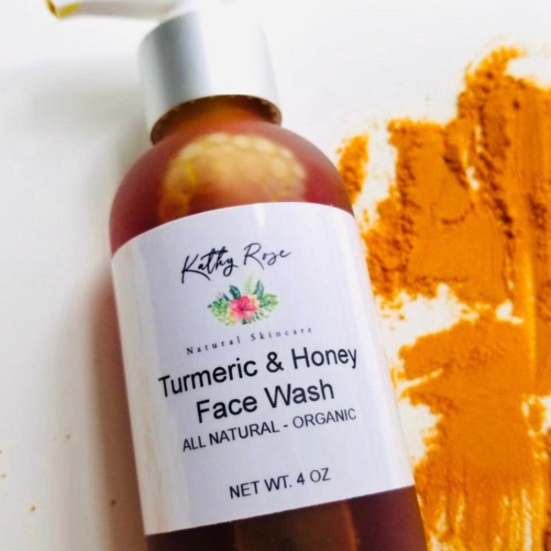 Turmeric & Raw Manuka Honey Face Cleanser - KathyRoseNaturals